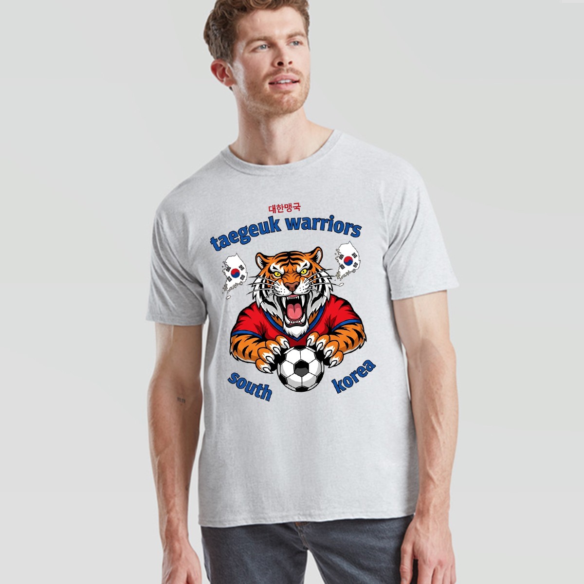 South Korea Unisex Football T Shirt Country Pride Soccer Fan Mens Womens Tee