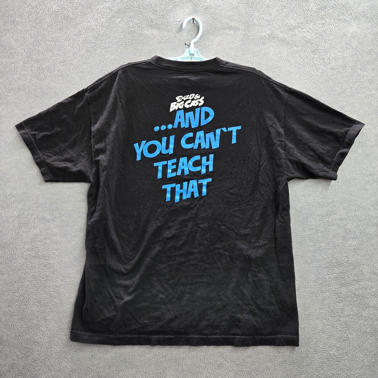 WWE Men Shirt XL Black Enzo & Big Cass Certified G Wrestling Slogan