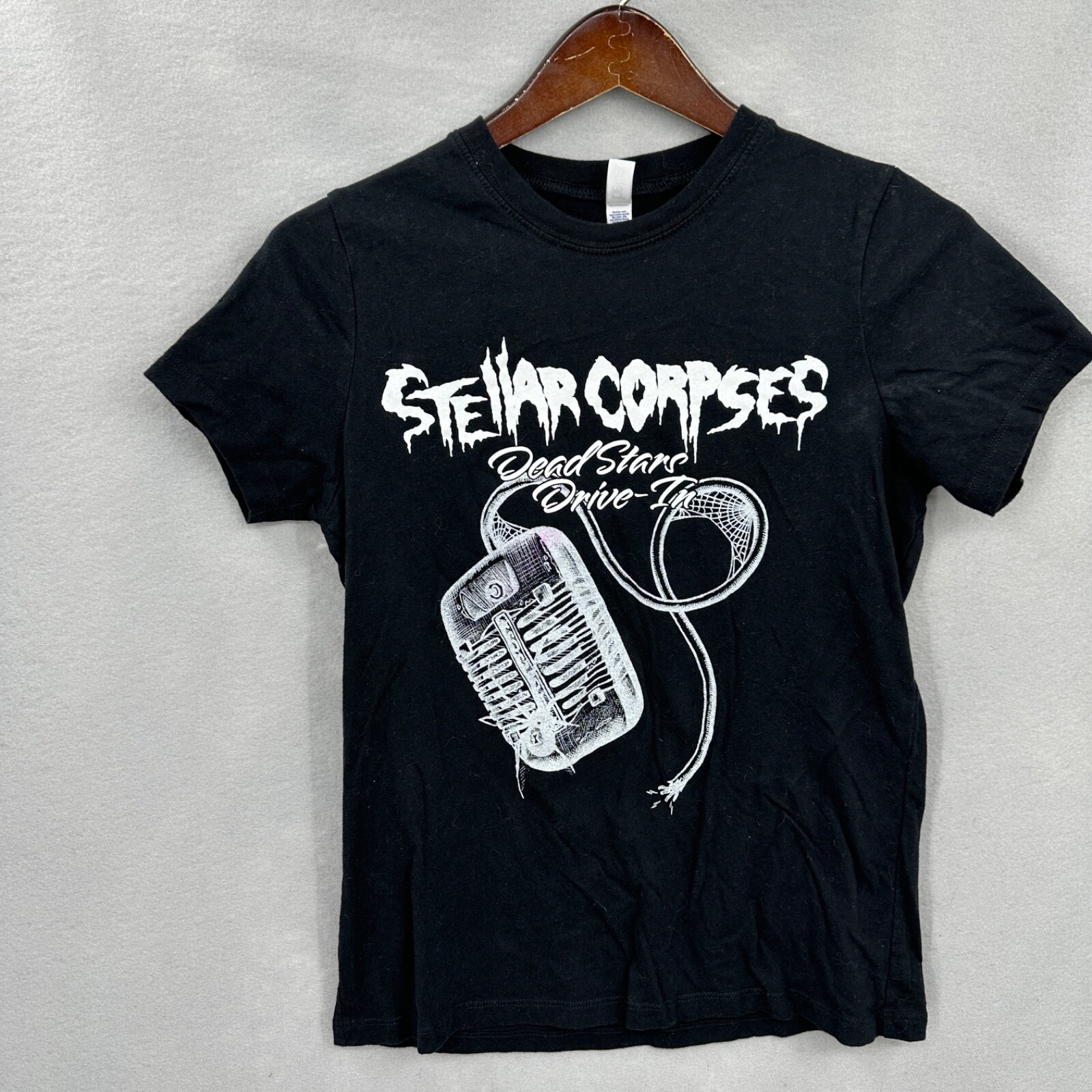 Stellar Corpses Shirt Womens M Psychobilly Horror Punk Rock Band Goth Drive In