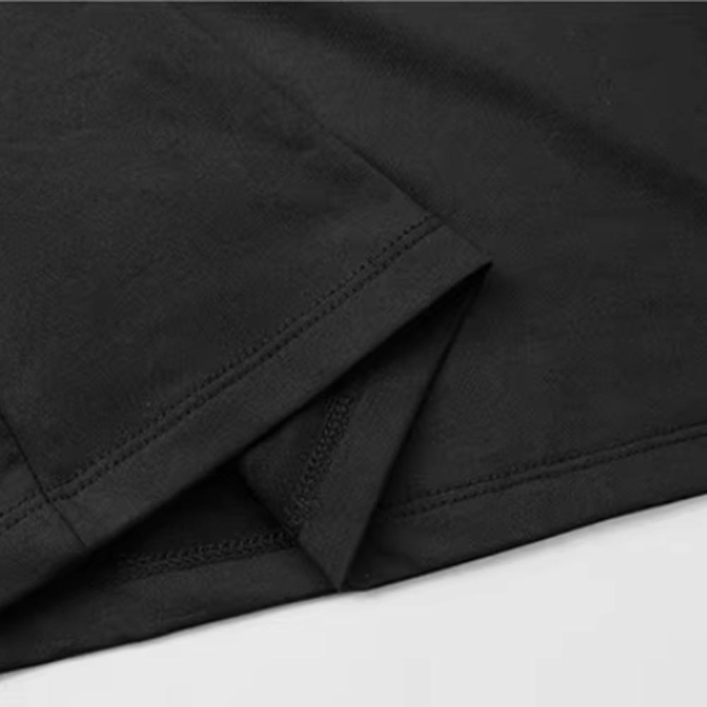 Men’s Casual T Shirt Short Sleeve for Slim Fit Half High Neck Solid Summer Wear