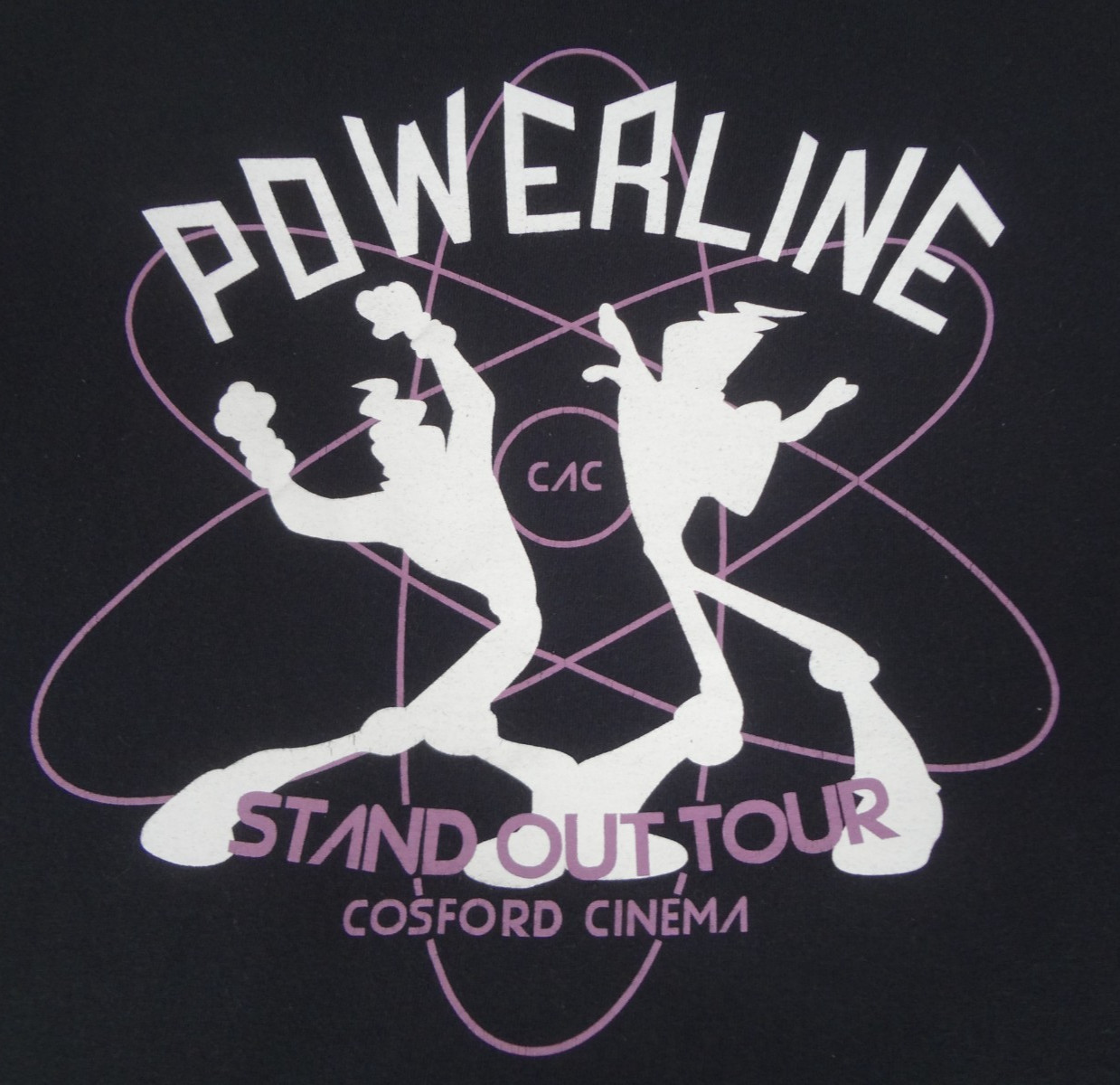 GOOFY MOVIE POWERLINE STAND OUT TOUR – BLACK LARGE T-SHIRT K316