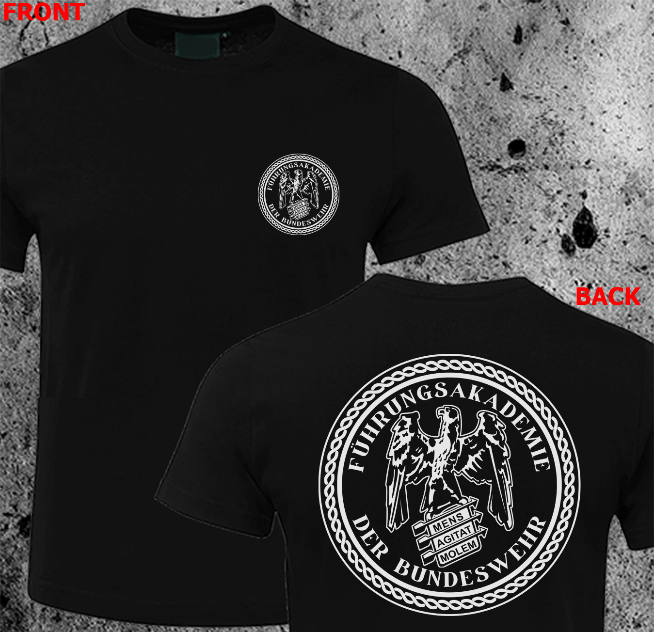 New German Army Military Academy Führungsakademie der Bundeswehr T-shirt