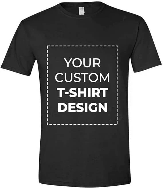 Gildan Soft Personalized Custom T-Shirt Print Your Logo Photo Custom Made Shirt
