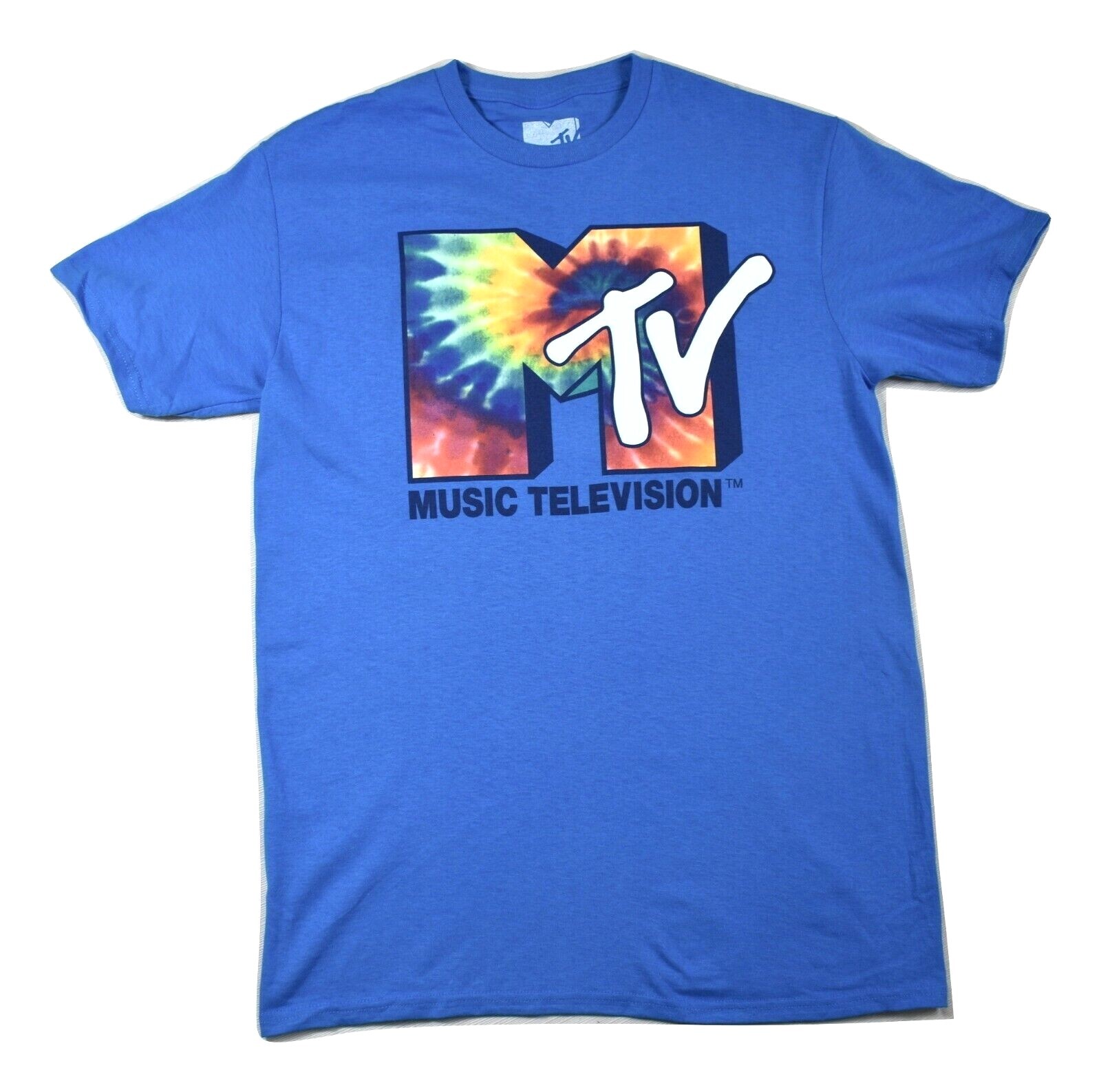 MTV Mens Music Television Tie Dye Logo Tee Shirt New M, L, XL