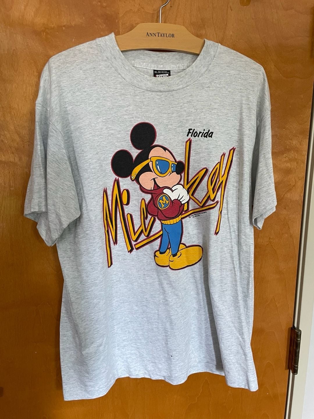 Vintage 90s Mickey Mouse Florida Disney T-Shirt Screen Stars Best
