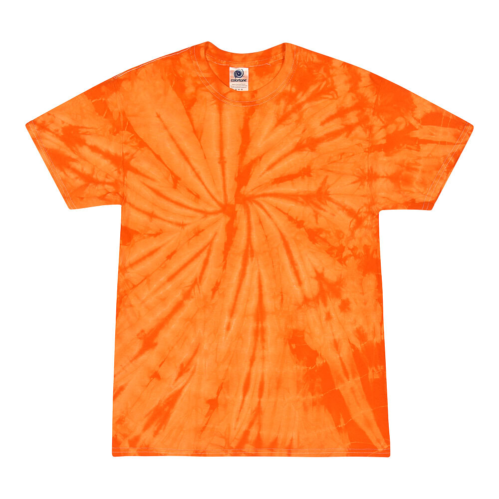 Tie Dye T-Shirts Multi-Color Adult XL 100% Cotton Colortone