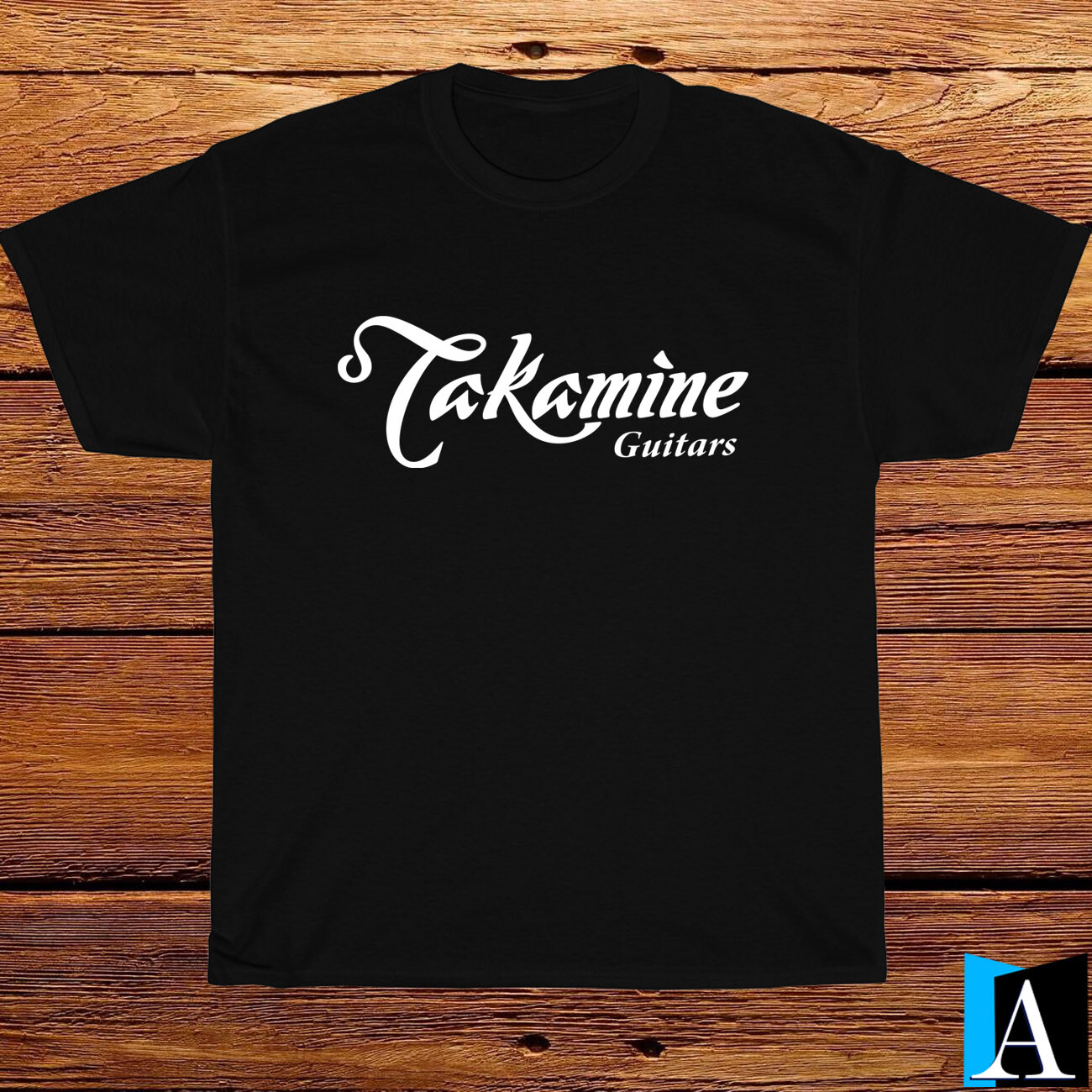 New Shirt Takamine Guitars Music Logo T-Shirt Black/White/Grey/Navy Size S-5XL