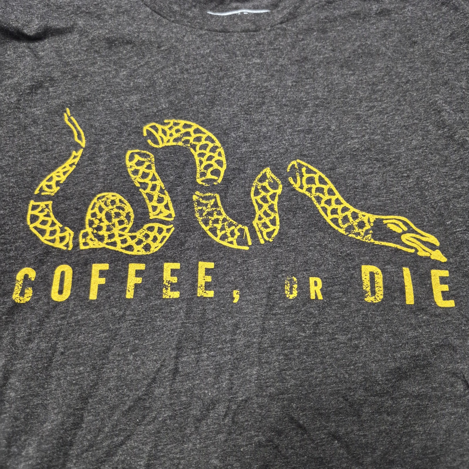 Black Rifle Coffee Company T Shirt Mens Medium Coffee Or Die Vintage Black NWOT