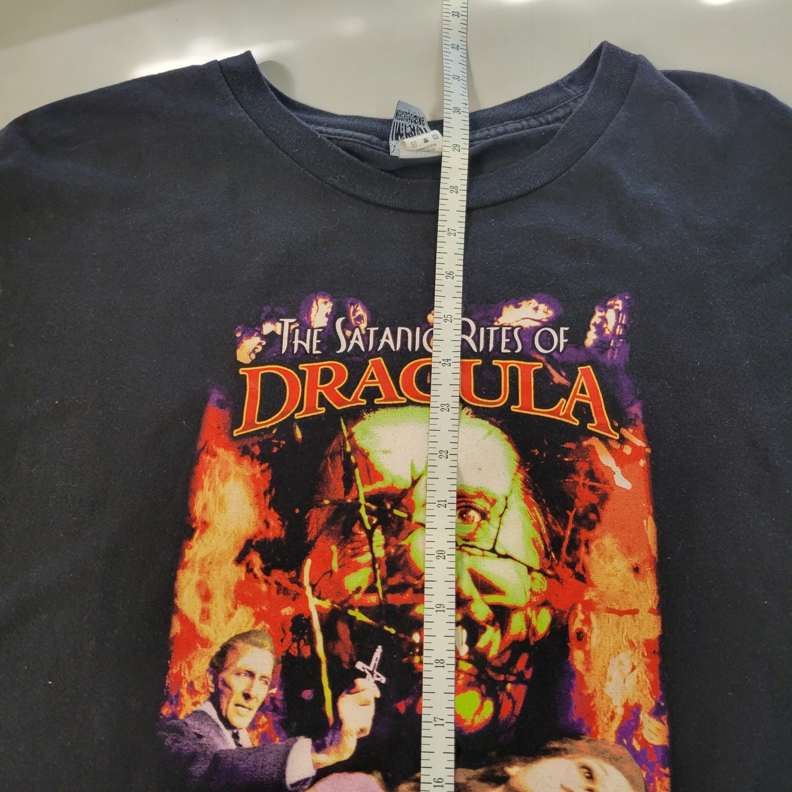 Vtg Impact Merchandising Satanic Rites of Dracula Tshirt Mens XXL Horror 2003