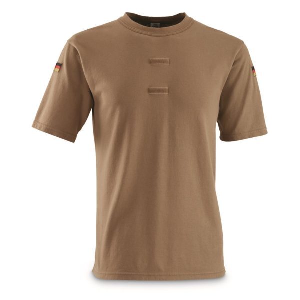German Army Combat T-Shirt Desert Bundeswehr Uniform Military Cotton Jungle Used