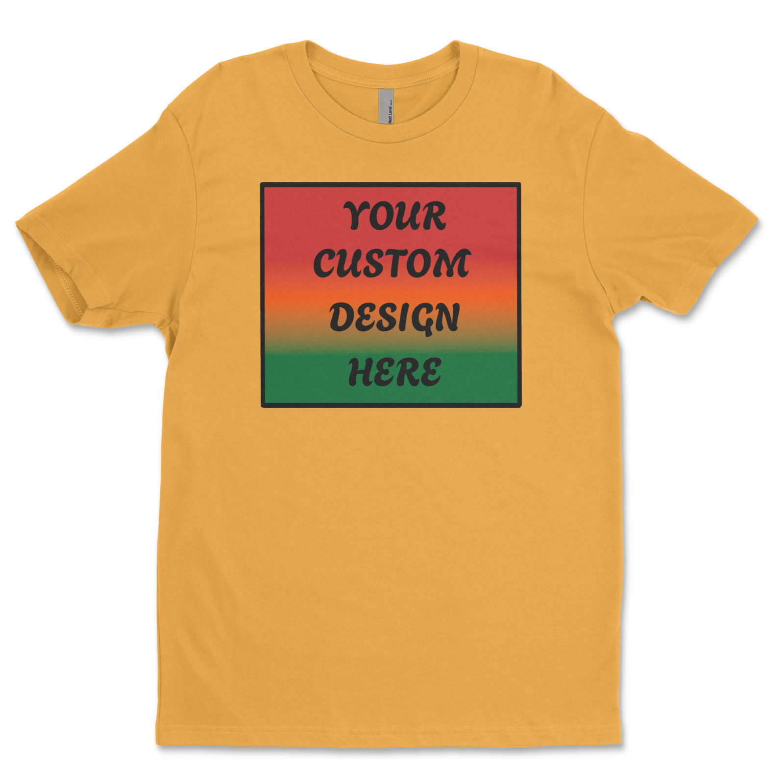 Personalized Custom T-ShirtCustomized w/Photo, Text, Logo DTF on nextlevel shirt