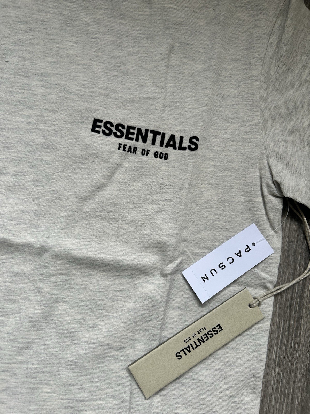 NWT, Size XS | Essentials Fear of God light oatmeal tee