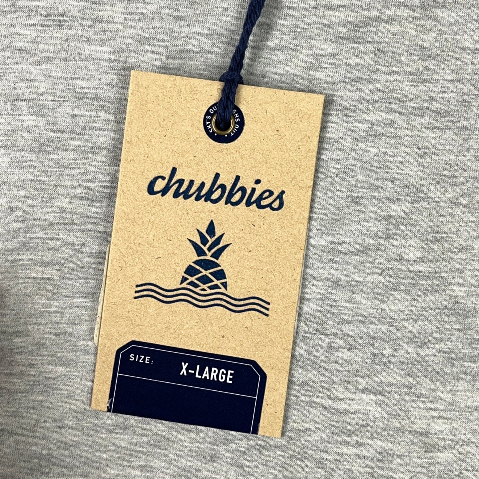 Chubbies Mens XL Grey Palm Tree Graphic T Shirt The Weekend Has Arrived