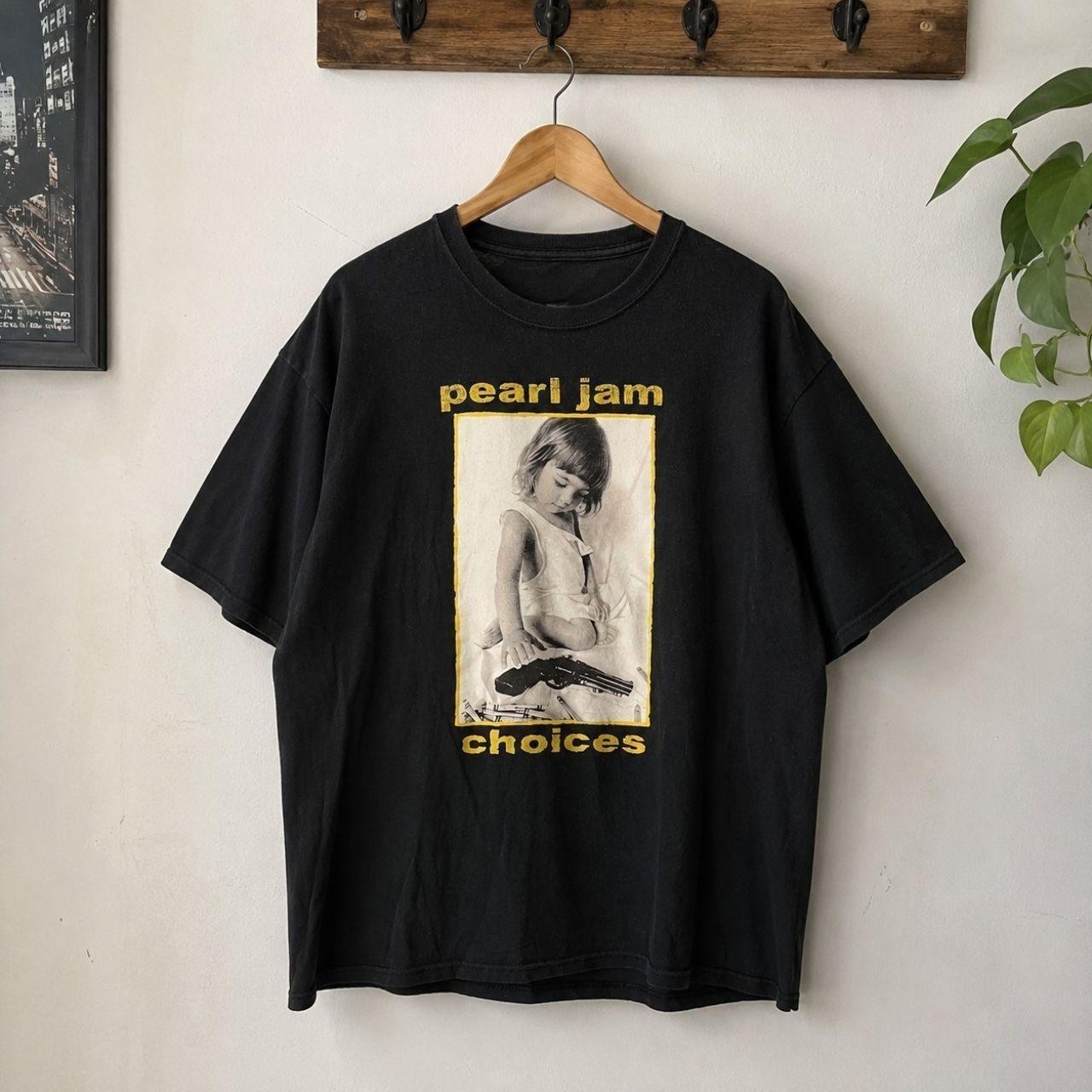 Pearl Jam “Choices” Graphic T-Shirt – Grunge Rock Band Merch