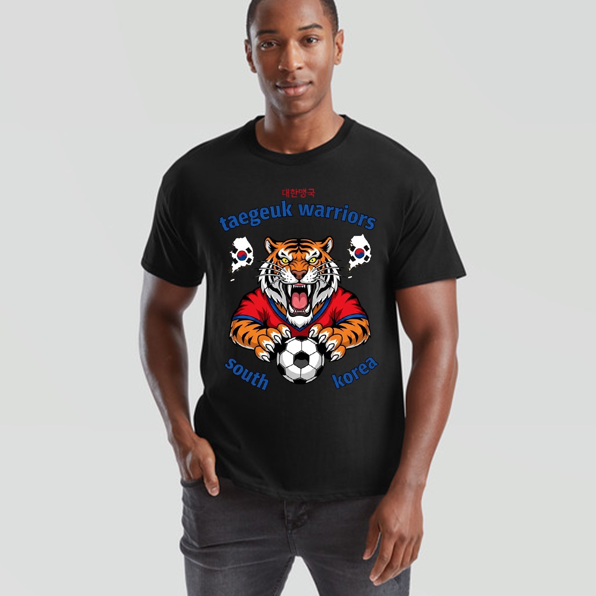 South Korea Unisex Football T Shirt Country Pride Soccer Fan Mens Womens Tee