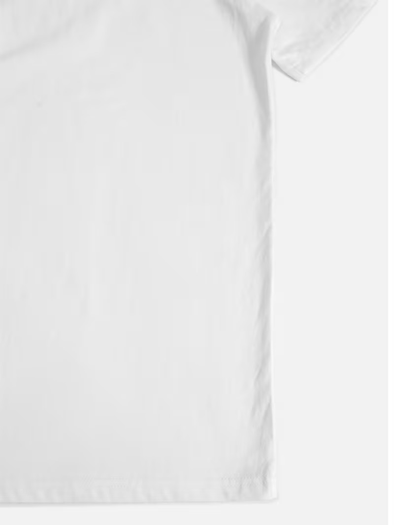 Men’s 100% Cotton 180gsm Heavyweight T-Shirt with Large Back Print – Oversized