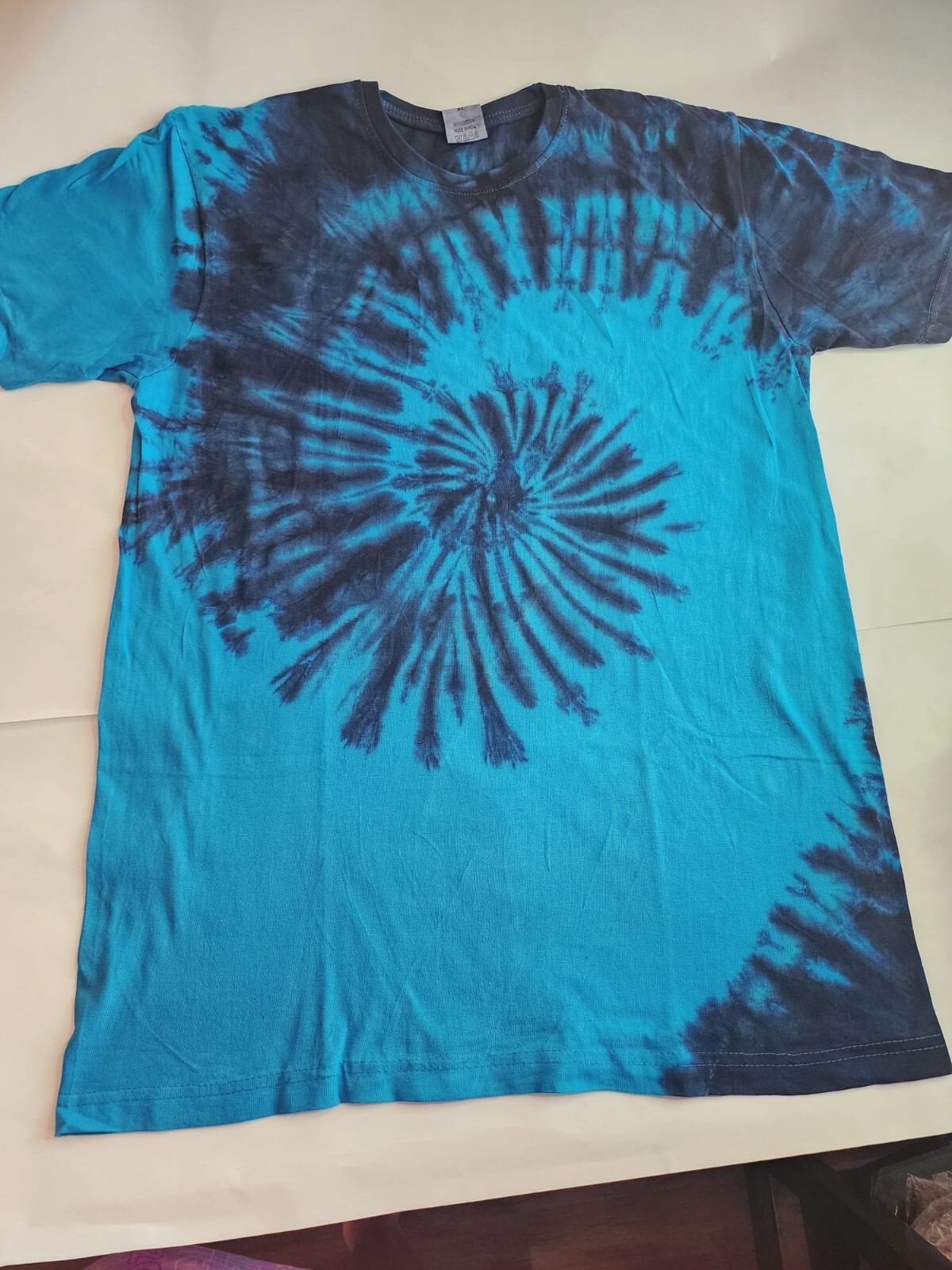 Tie Dye Mens T-Shirt Blank Tye Dyed Tee Spiral S, M, L,Handmadefromnigeria