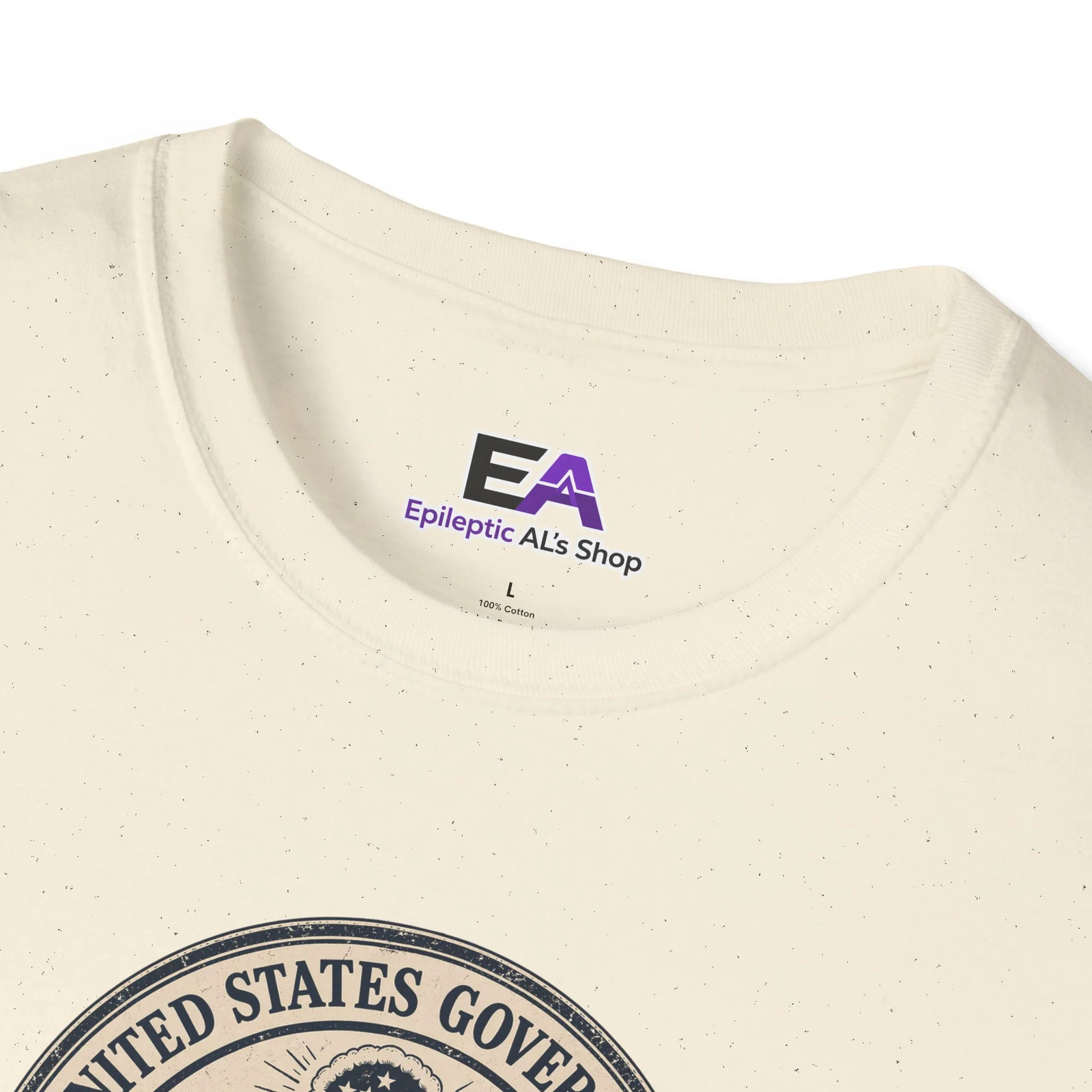 US Government Seal T Shirt Promises Exceed Delivery Funny Unisex Graphic Tee
