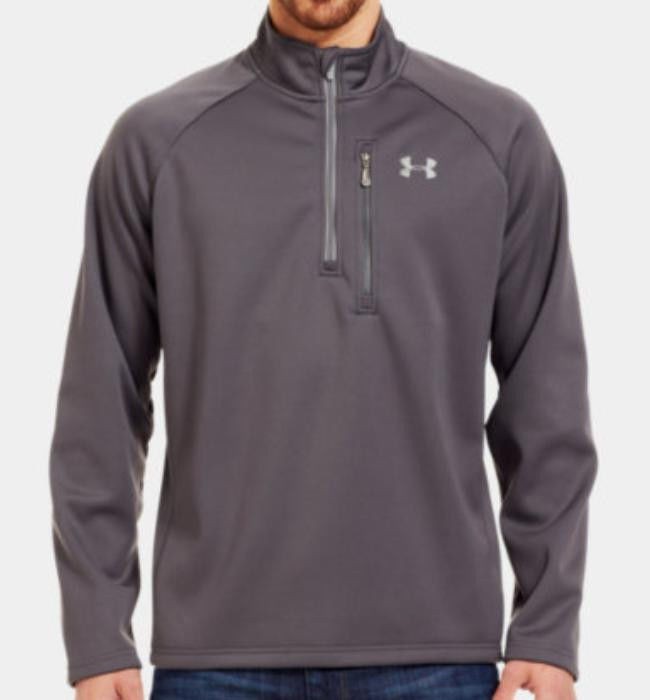 Under Armour Men’s STORM Performance 1/4 Zip Gray ColdGear #1231174-084