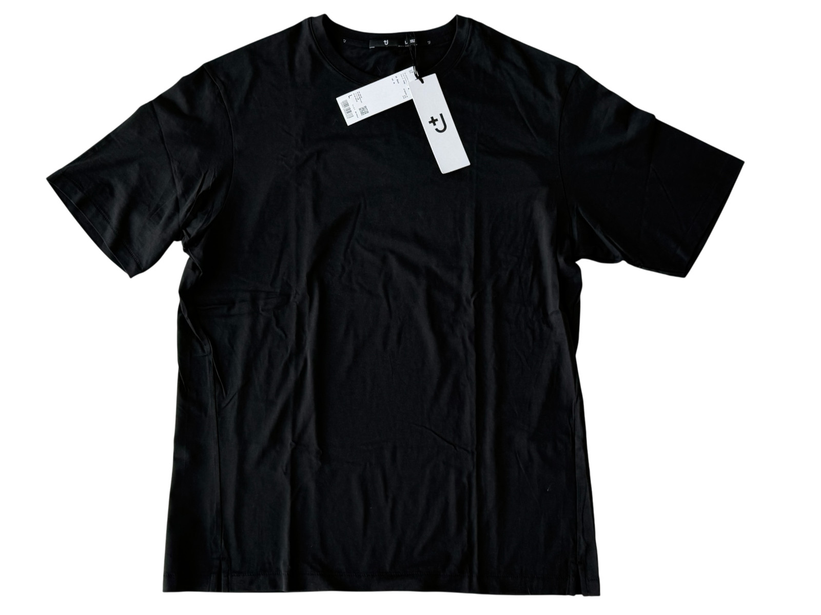 Jil Sander +J x Uniqlo Supima Cotton T-Shirt Mens L Black NWT