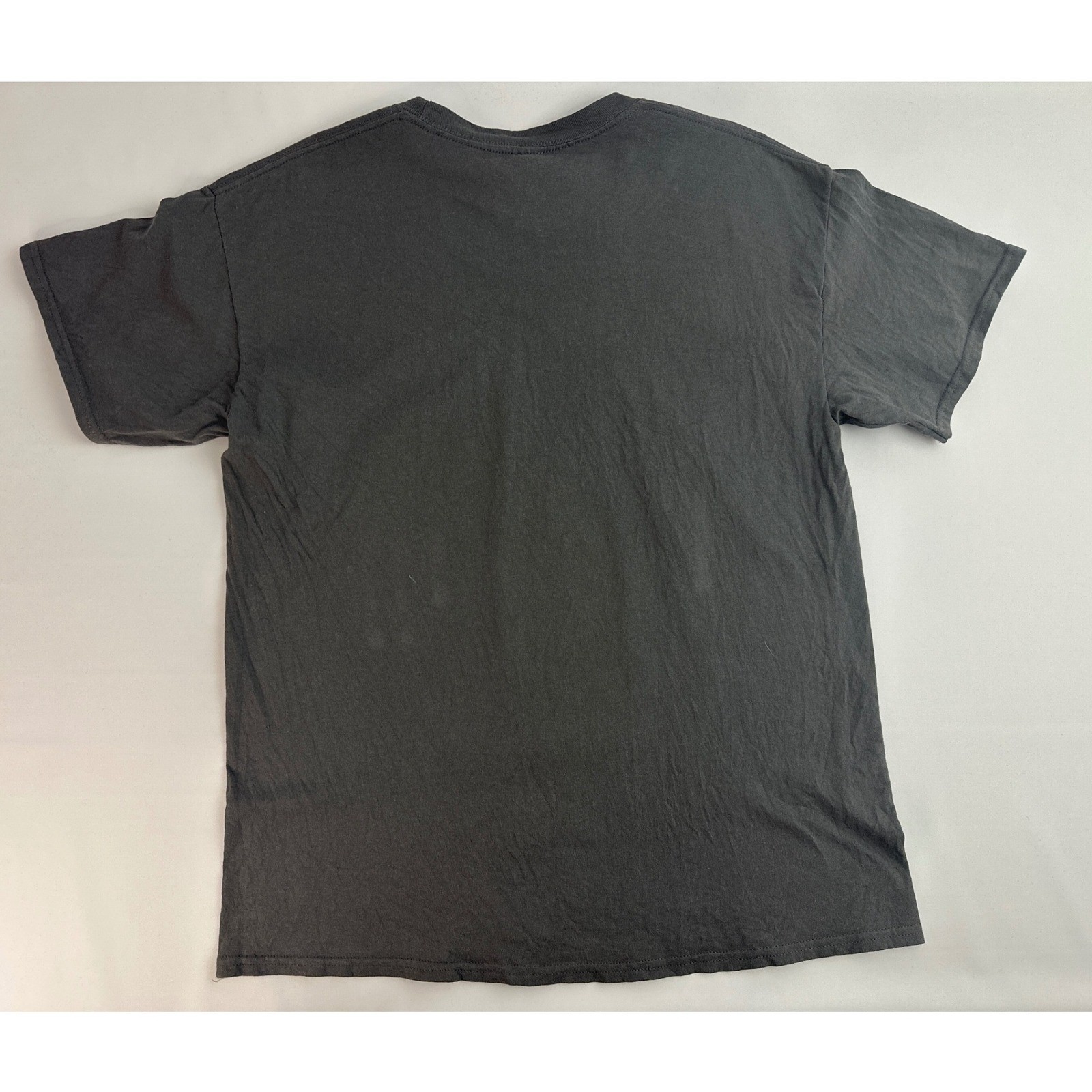 Gildan All Seeing Eye Graphic Print T-Shirt Men’s Large Gray Cotton Casual