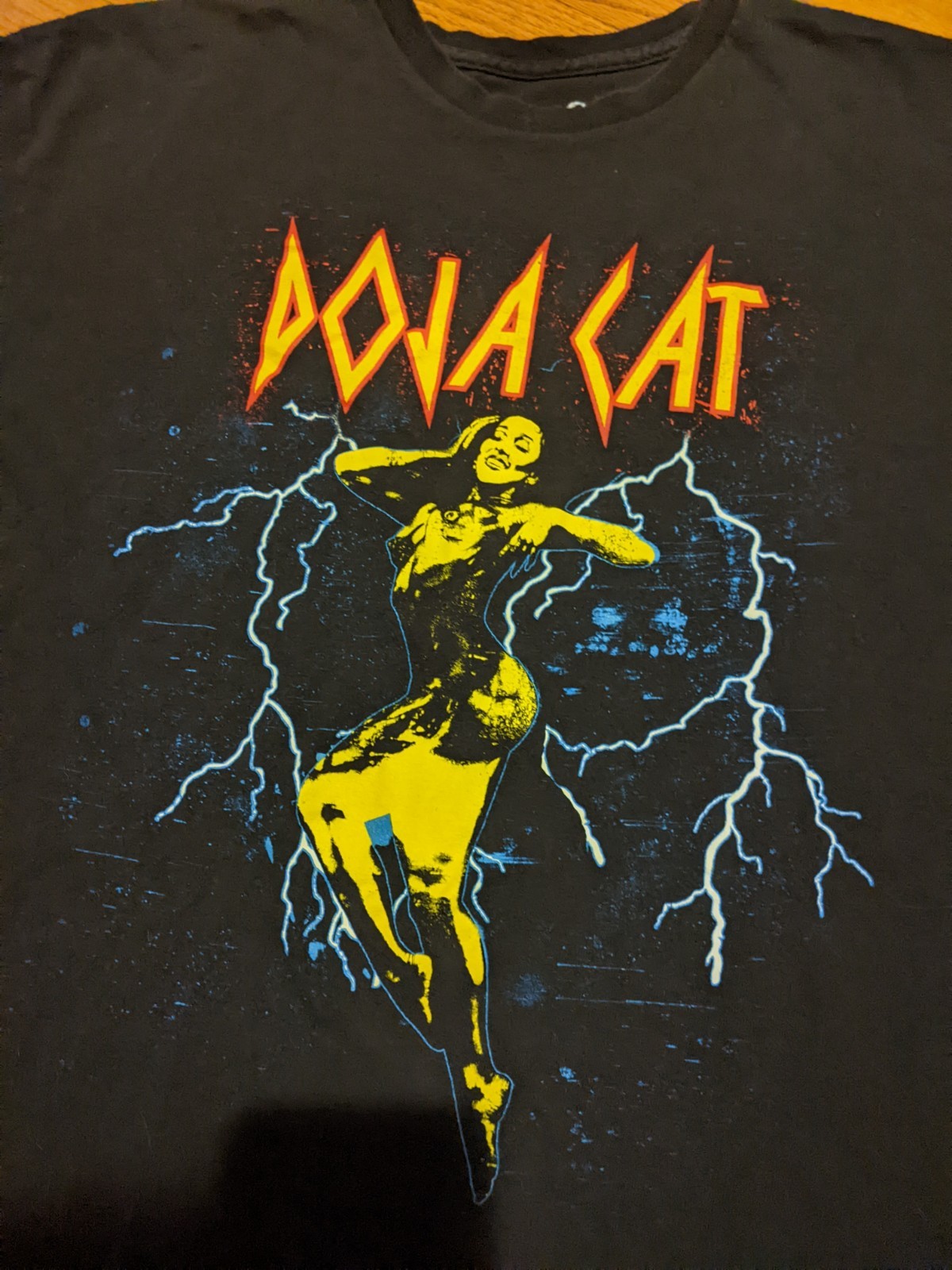 Official Doja Cat Men’s Music Black Graphic T-shirt sz M