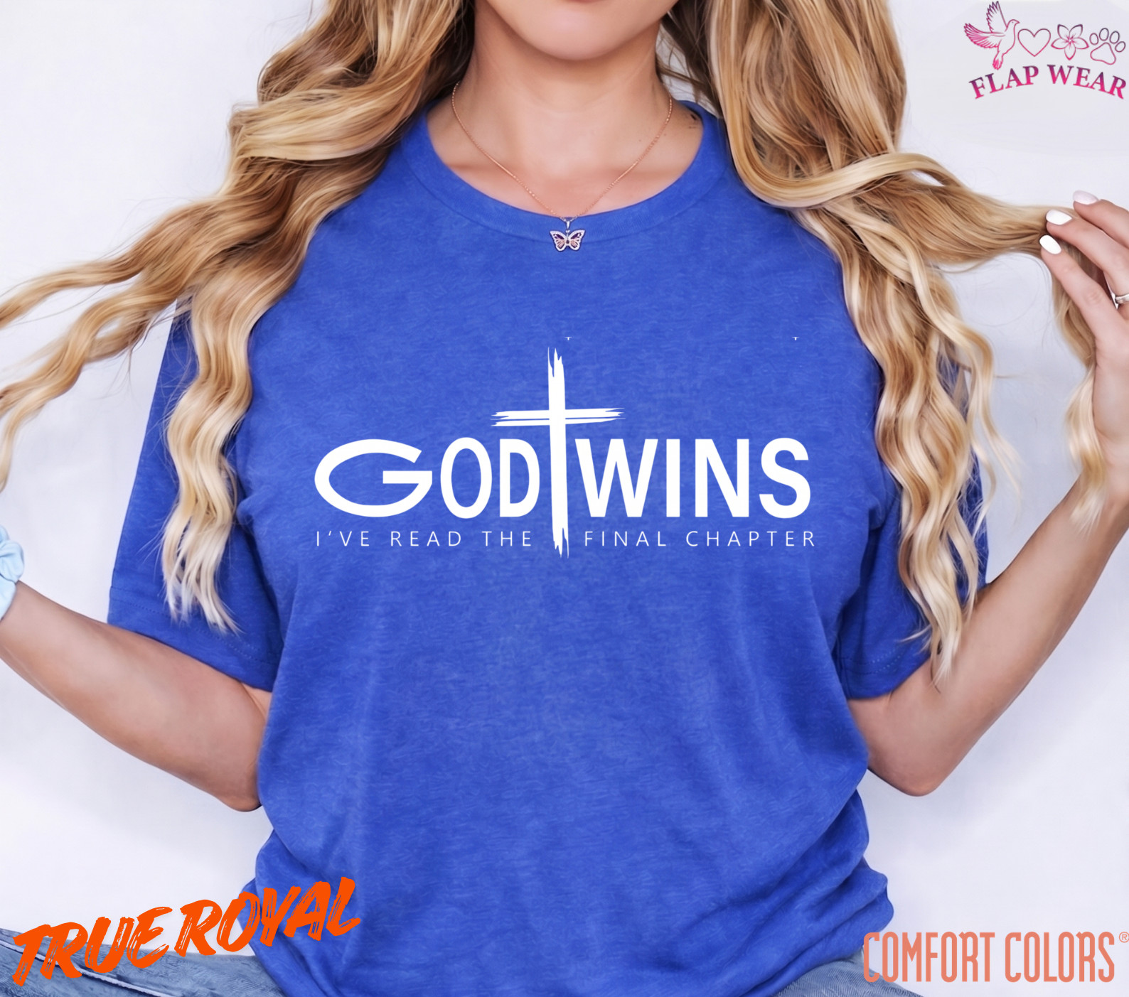 Unisex God Wins T-Shirt, Men T shirt,Women T shirt Gift Christian Cross Bible G