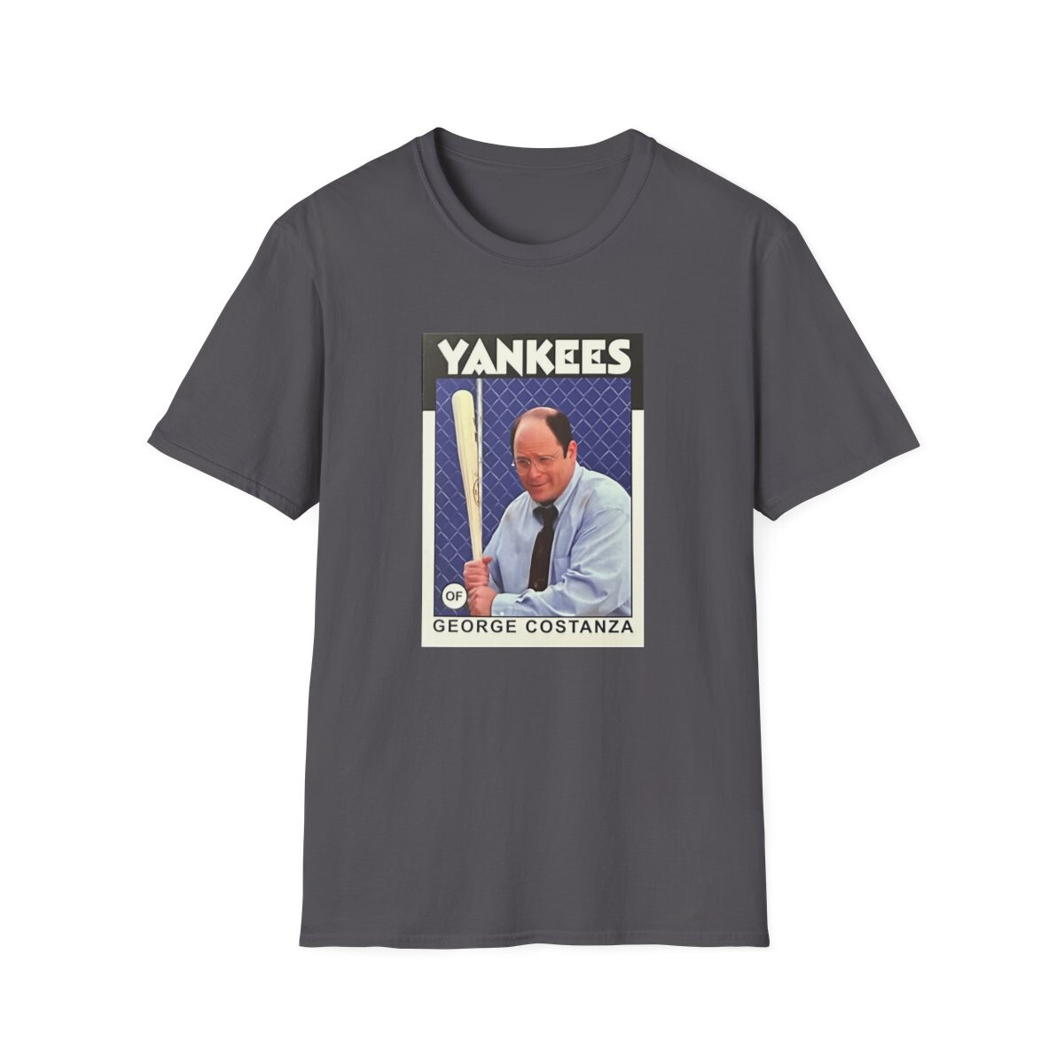 George Costanza Yankees Baseball Card T-Shirt – Unisex – Seinfeld, 90’s TV Fans