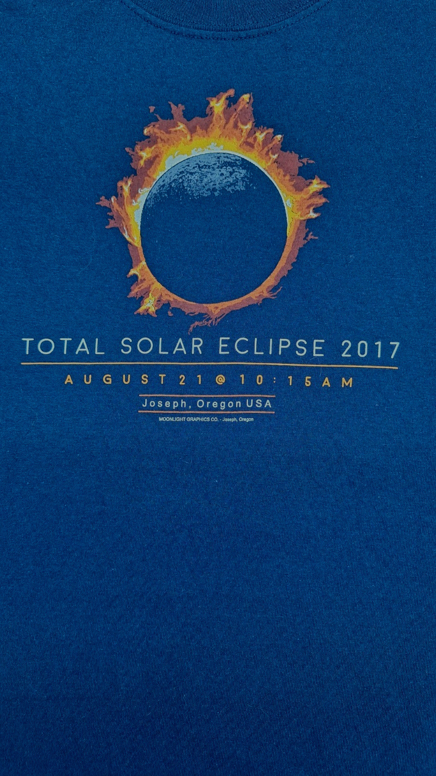 Gildan Ultra Cotton Joseph Oregon Solar Eclipse 2017 Graphic T-Shirt Adult Large
