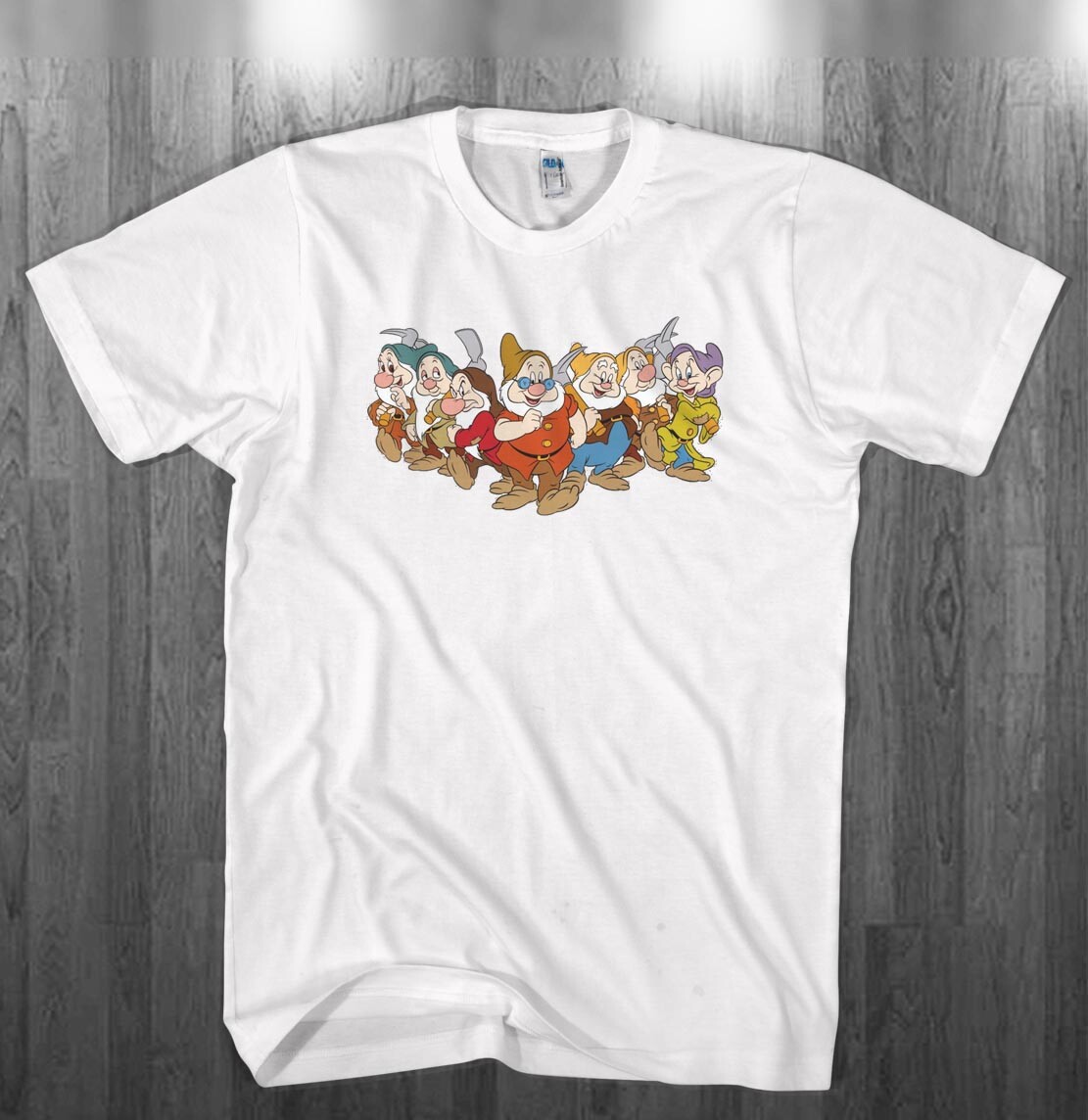Seven Dwarfs T-shirt Snow White 7 Dwarf Disney fan Shirts Adult Kids sizes