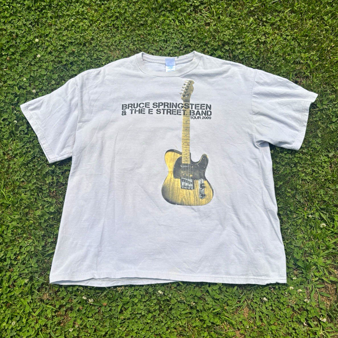 M&O Heavy Weight Bruce Springsteen E Street Band 2009 Tour Double-Sided Tee XL