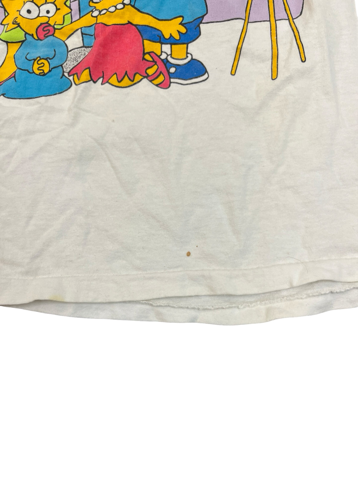 Vtg 1989 The Simpsons Say Cheese T Shirt Changes Tag Single Stitch 80s Cartoon