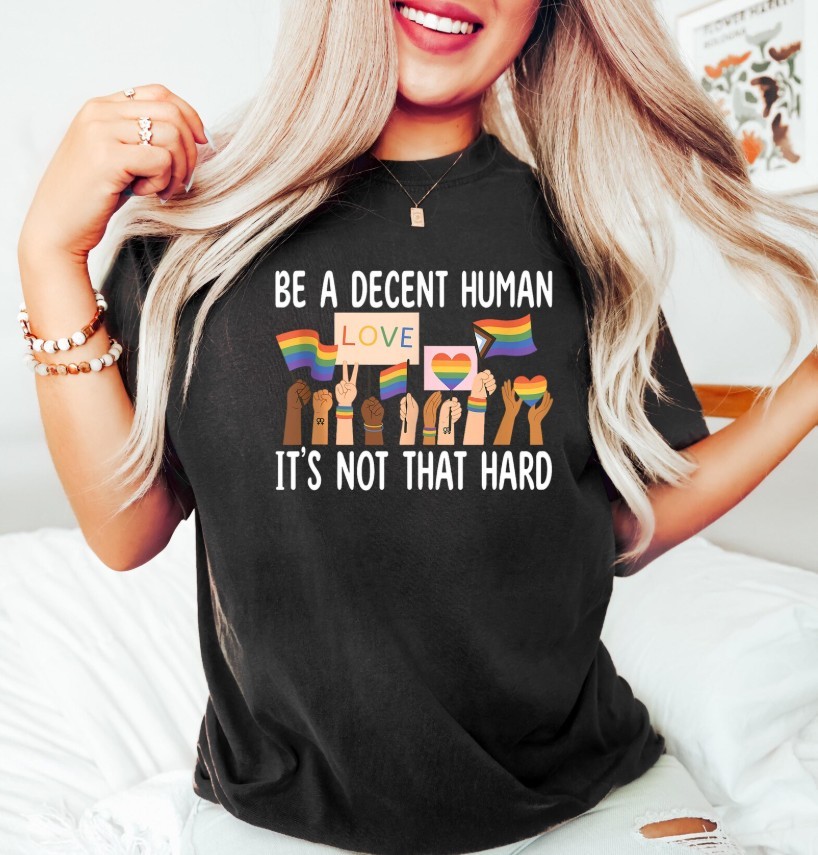 Be A Decent Human Shirt Its Not That Hard Be Kind Shirt -HOT new