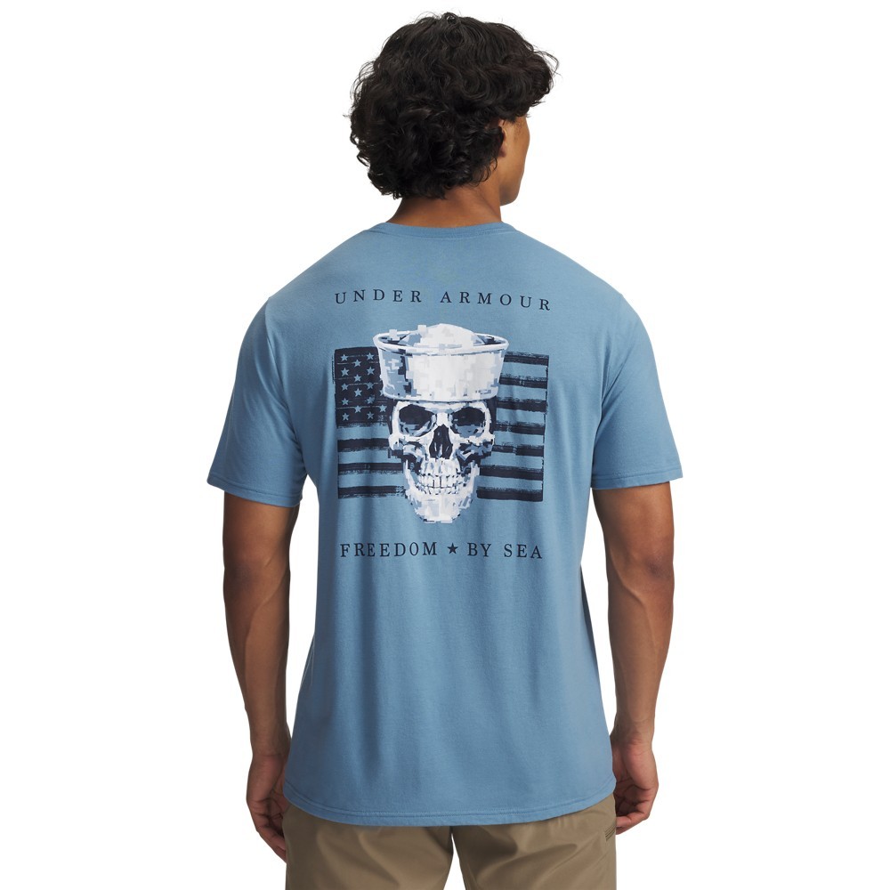 Under Armour 6004103 Men’s UA Freedom By Sea Graphic Tee Short Sleeve T-Shirt