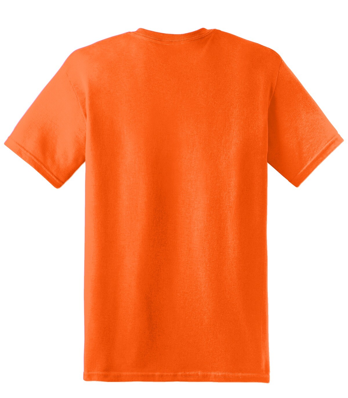 Hi Vis Safety Orange Shirts for Men 5.3 Oz Work Safety Pack 5 GILDAN