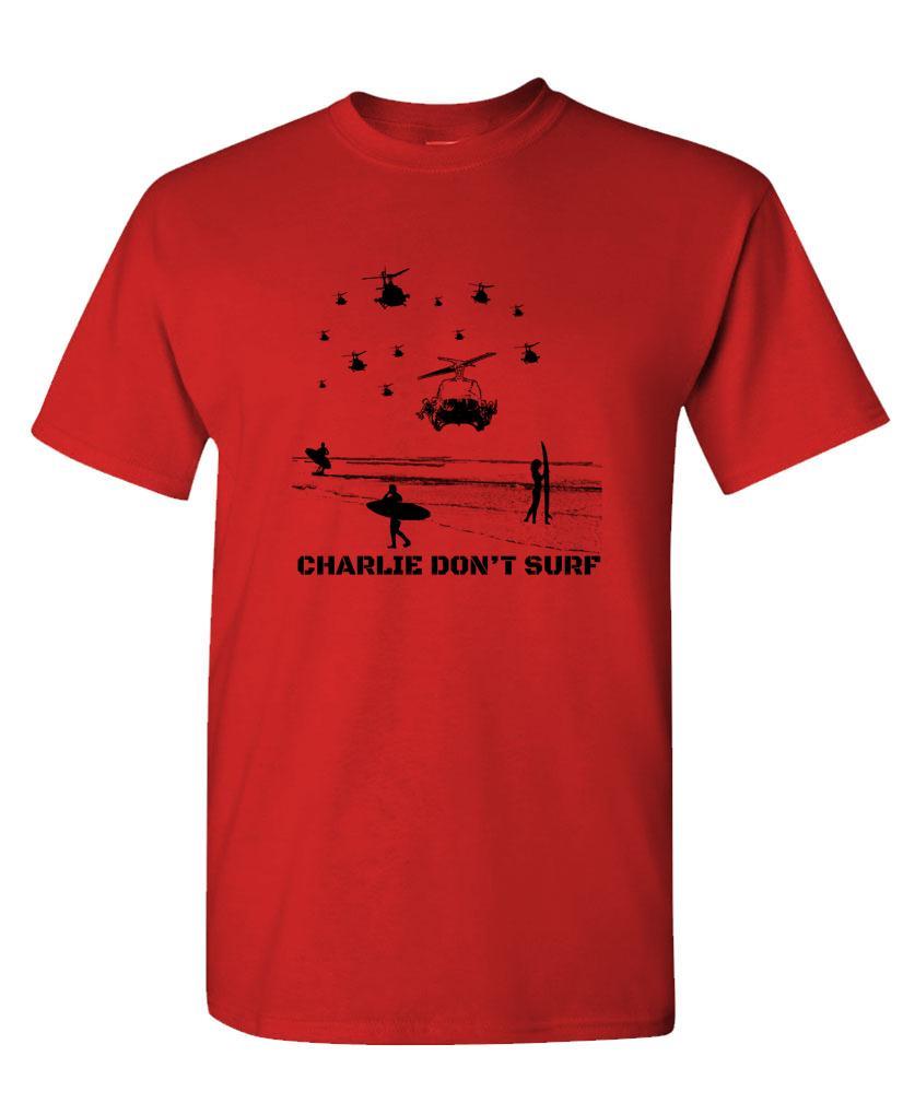 CHARLIE DON’T SURF – Unisex Cotton T-Shirt Tee Shirt