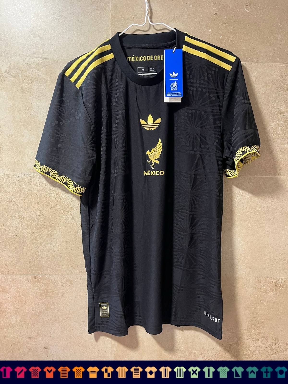 Adidas México Jersey GOLD TEAM Authentic 2025 – JF2639 – Size M