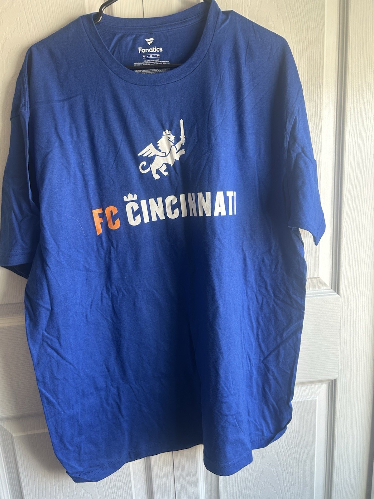 FC Cincinnati Fanatics XL T-Shirt – Royal Blue Soccer Tee