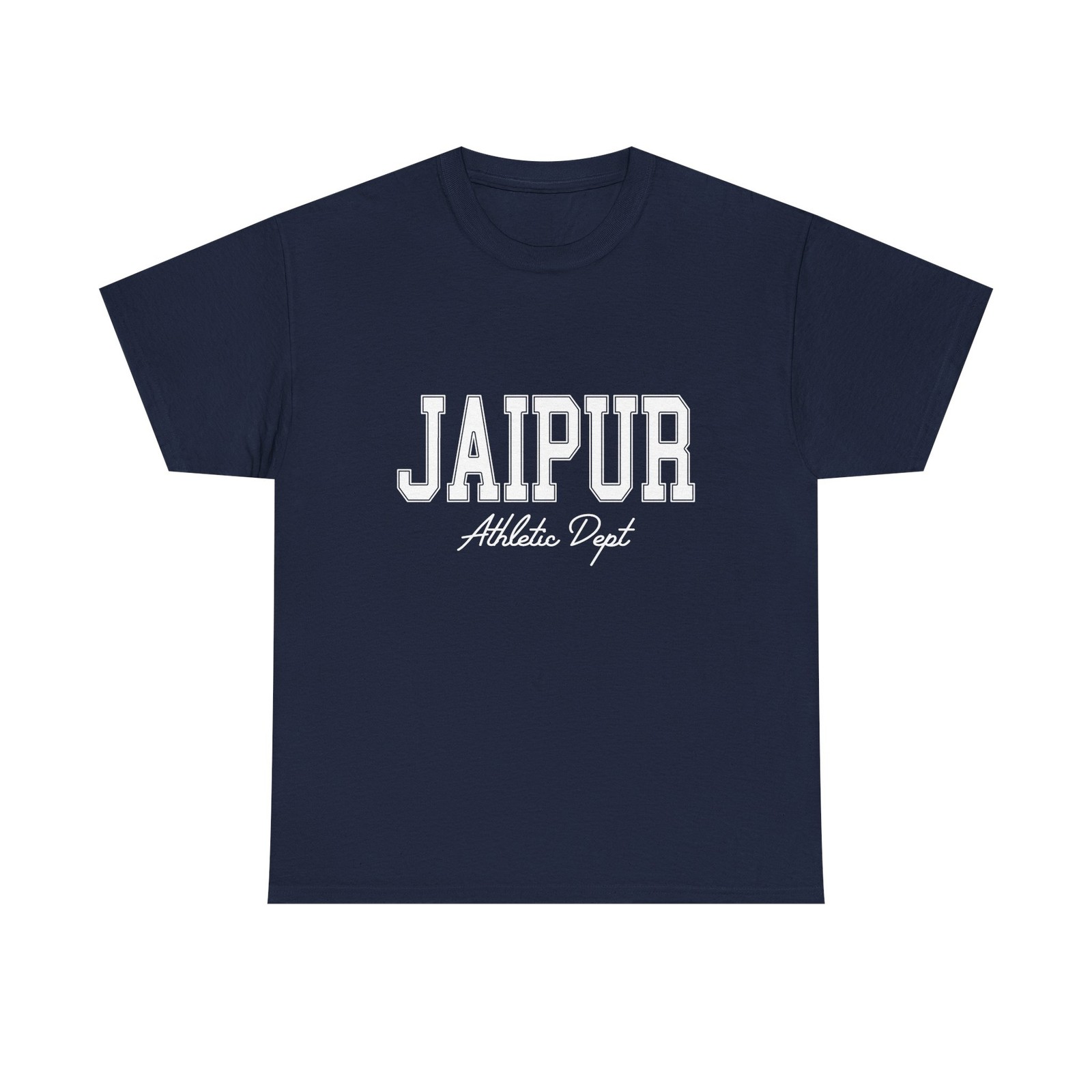 Jaipur India Retro Vacation Souvenir Y2k Aesthetic, Athletic Dept Tee