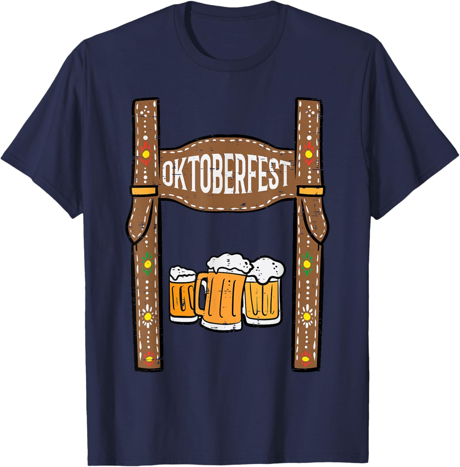 Oktoberfest Lederhosen Shirt German Bavarian Beer Festival Graphic Tee