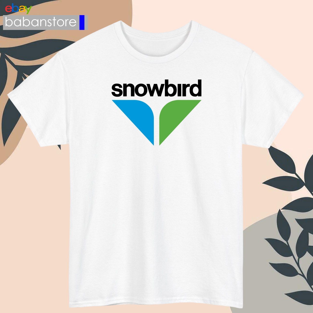 Snowbird Ski Resort Logo Black/White/Grey/Navy/Red/Light Blue T-Shirt S-5XL