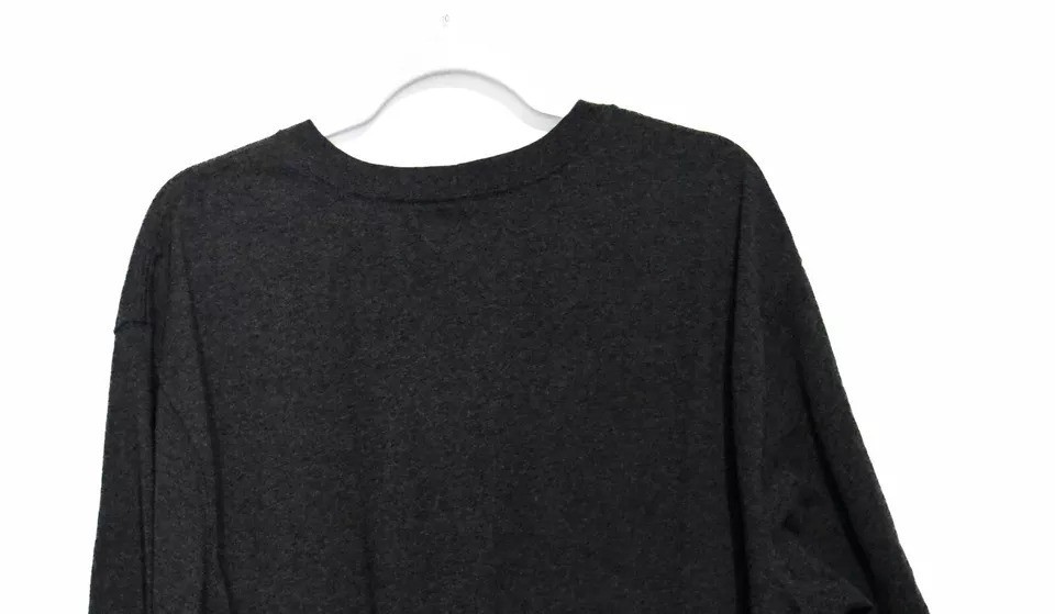 Carhartt Mens Black T-Shirt Solid Cotton Short Sleeve Round Neck Pocket Size XL