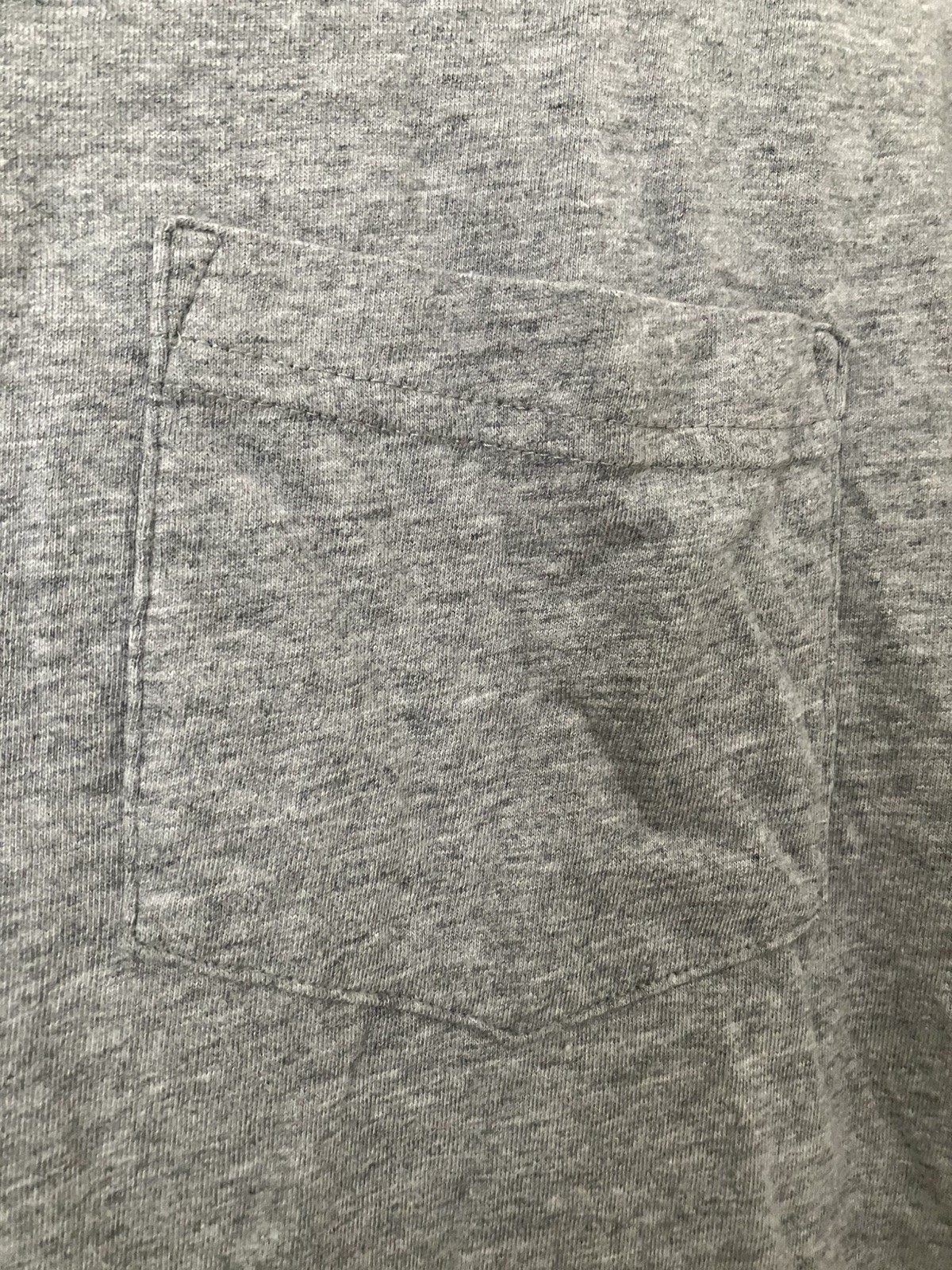 Mack Weldon Pocket Tee Mens Large Minimalist Pima Cotton Crewneck Grey T-Shirt