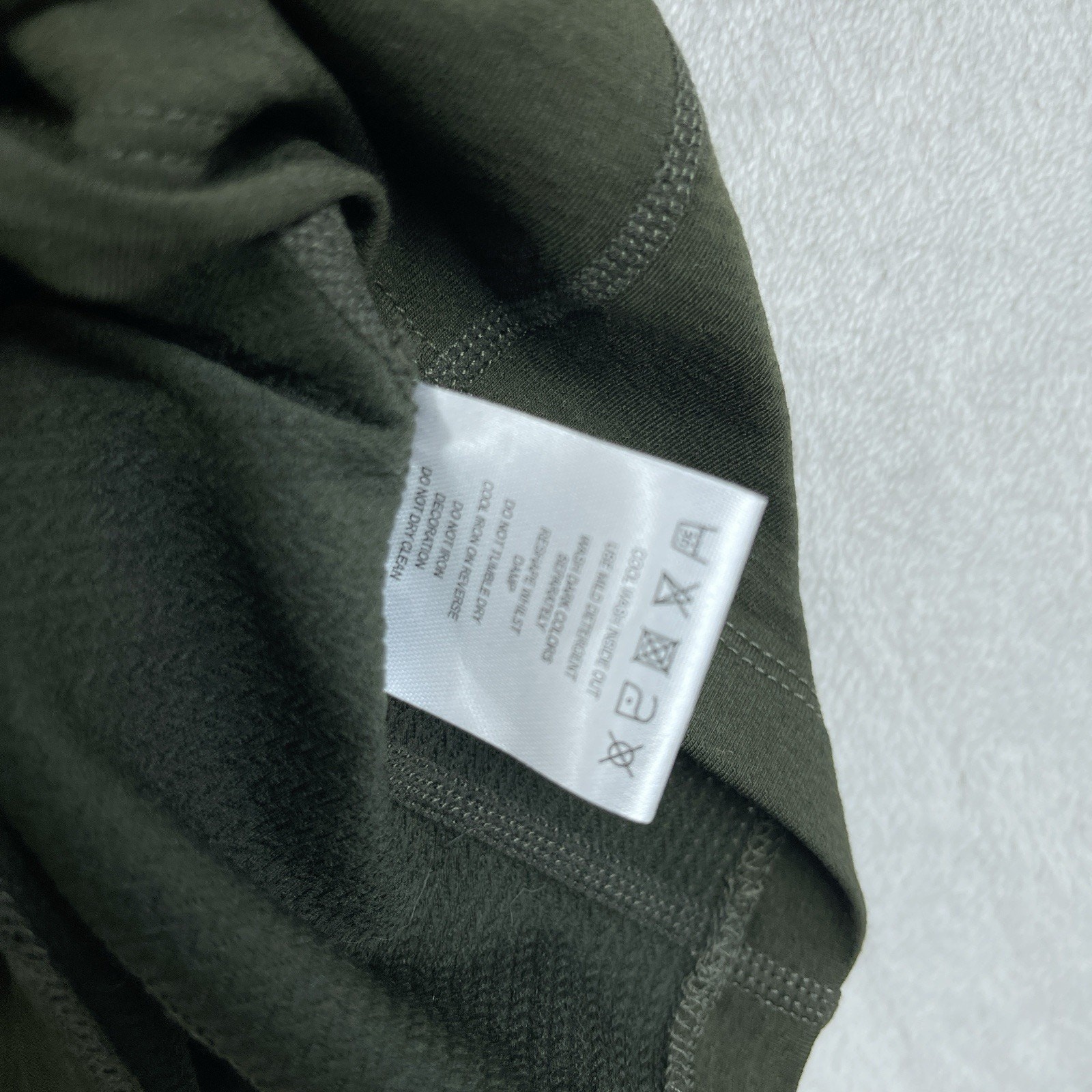 Squidhaus Men’s Small 1/4 Zip Pullover Olive Green NWT Gorpcore Athleisure