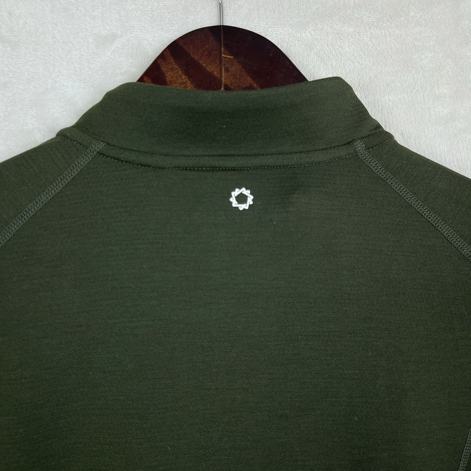 Squidhaus Men’s Small 1/4 Zip Pullover Olive Green NWT Gorpcore Athleisure