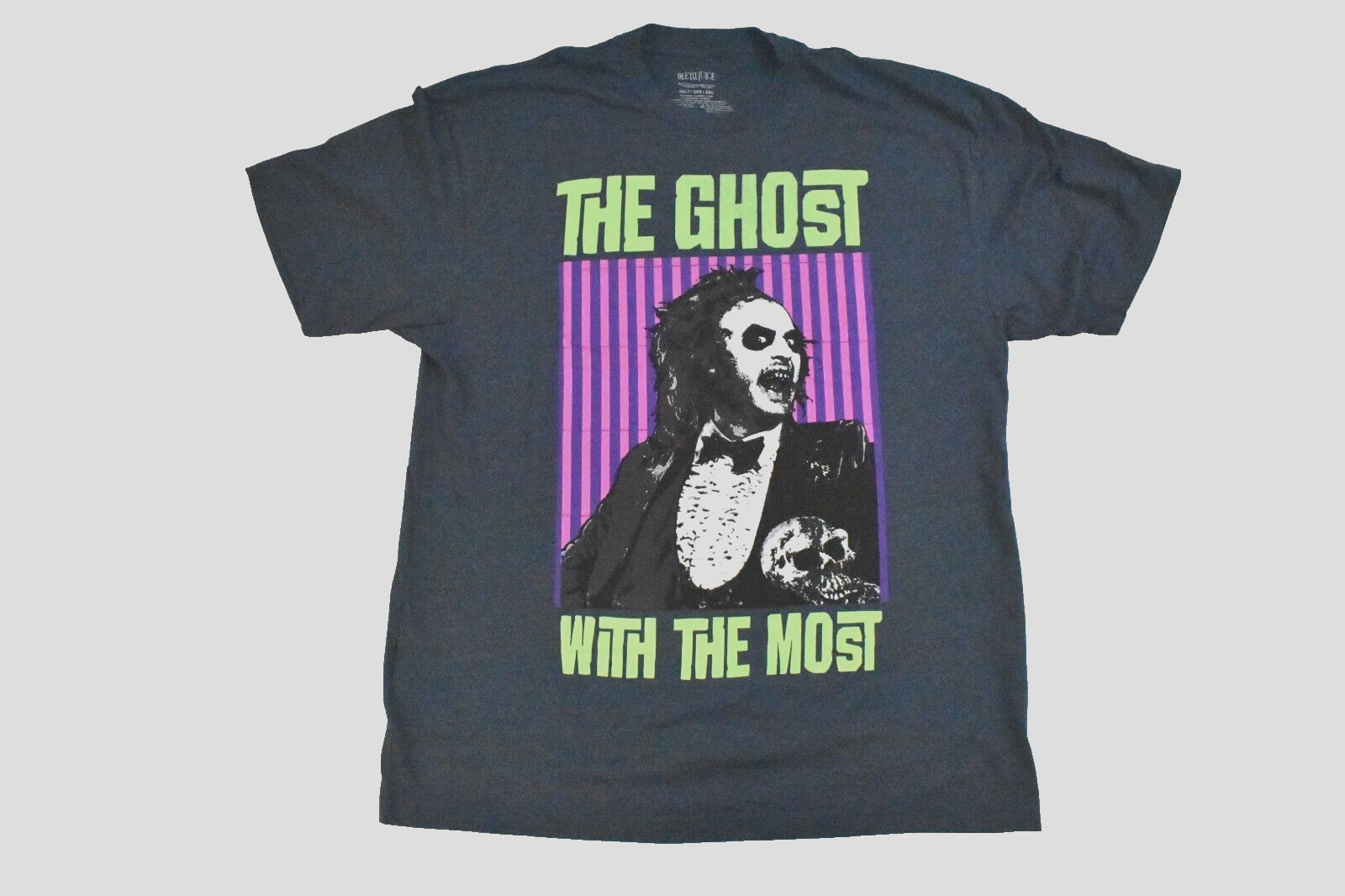 Beetlejuice Mens Big & Tall The Ghost With The Most Shirt New LT-5XLT