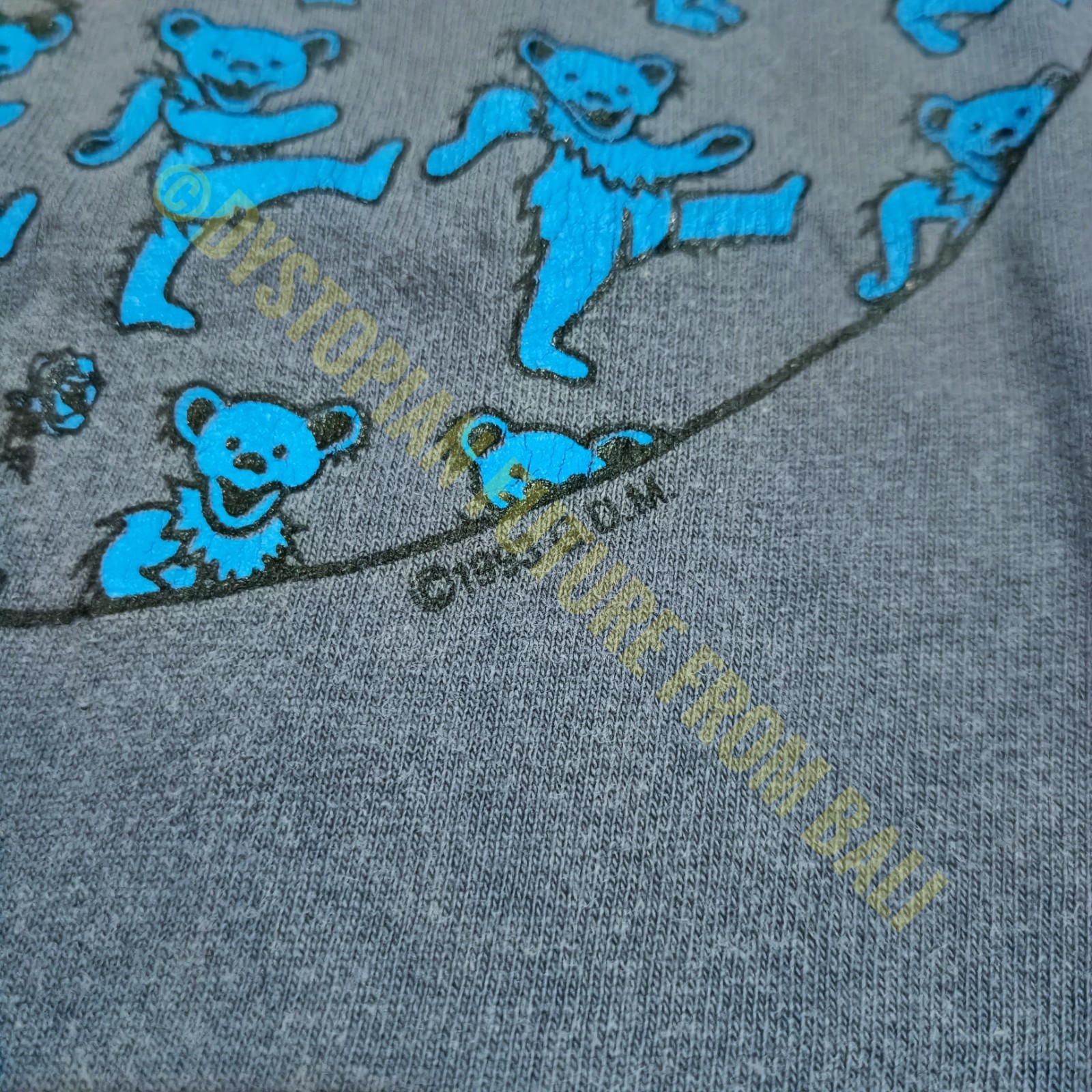 Vintage 1993 Grateful Dead – Dancing Bears 13-Point Lightning Bolt Band T-shirt