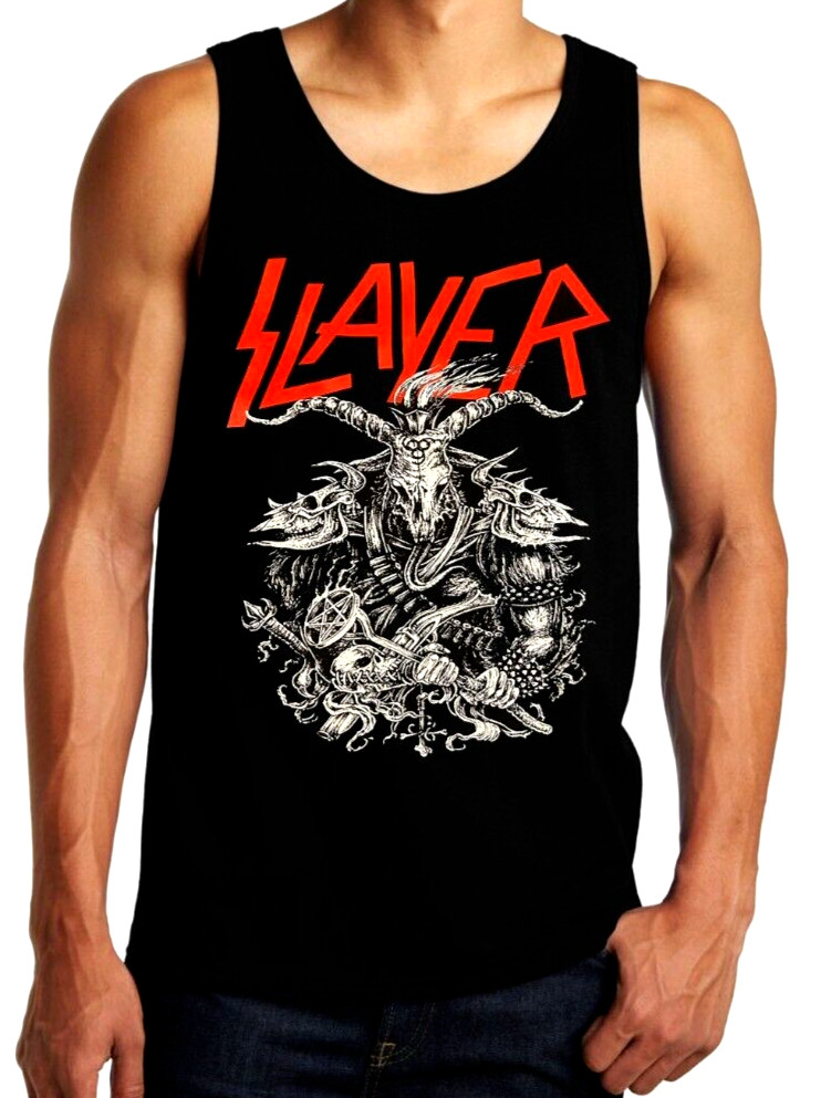 SLAYER Warrior Heavy Metal Band Men’s Black Tank top