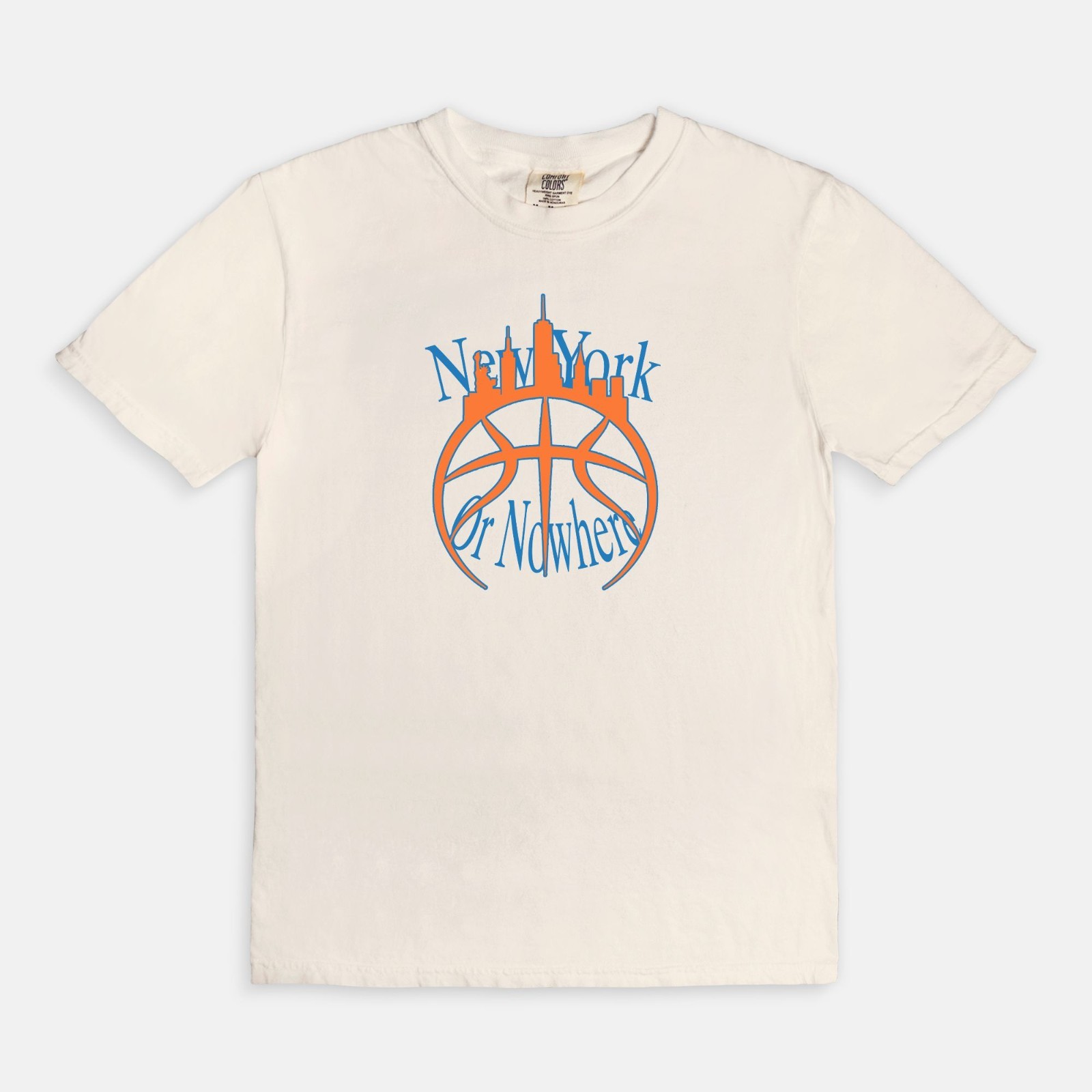 New York Or Nowhere Knicks Basketball T-Shirt Size S-4XL