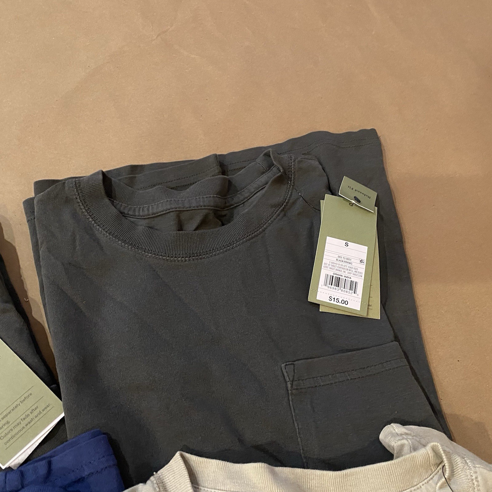 (x4) Goodfellow S Small Short Sleeve Tee Shirt Relaxed Fit Pocket Crew Neck Men